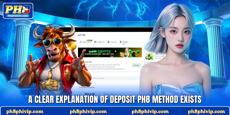 A clear explanation of deposit Ph8 method exists