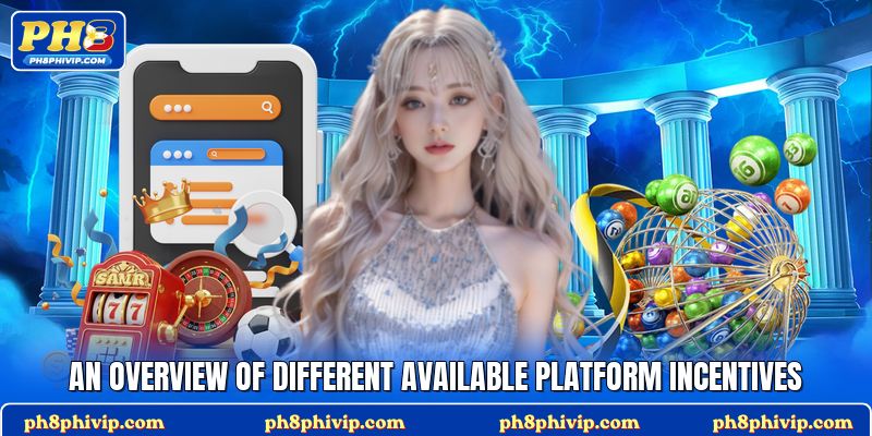 An overview of different available platform incentives
