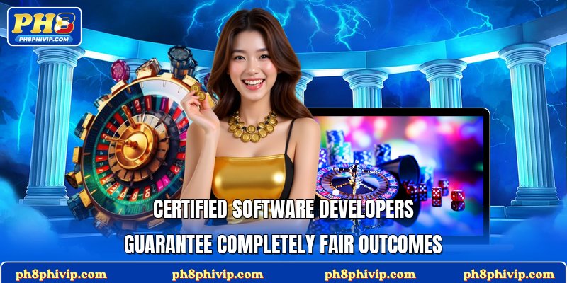 Certified software developers guarantee completely fair outcomes