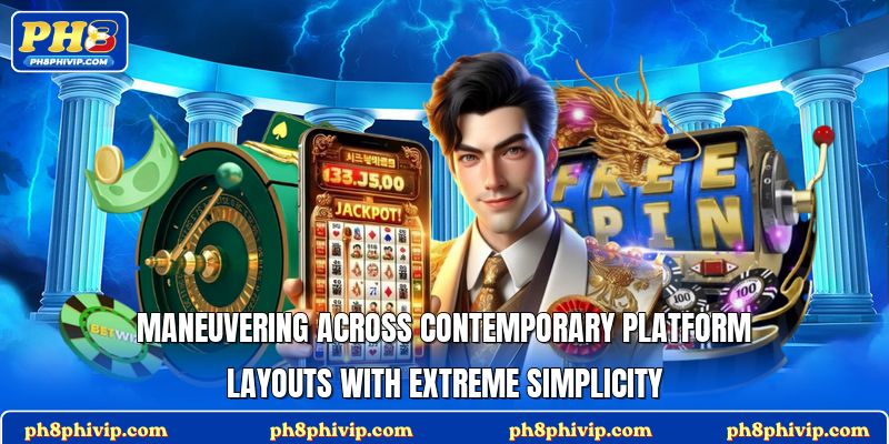 Maneuvering across contemporary platform layouts with extreme simplicity
