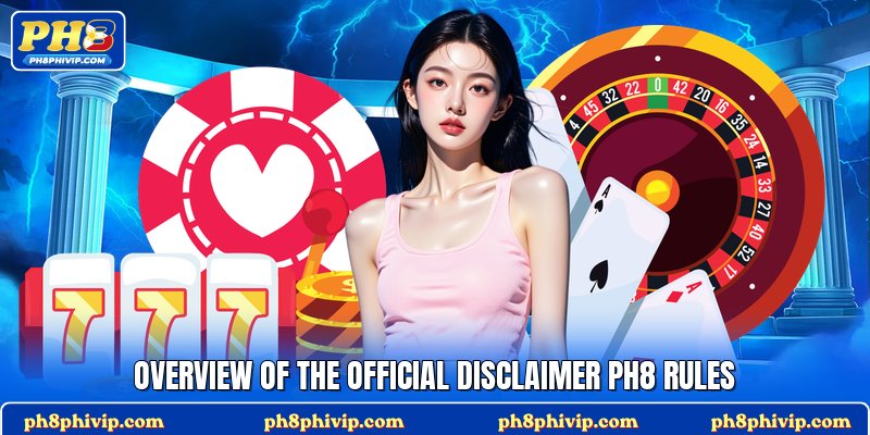 Overview of the official disclaimer Ph8 rules